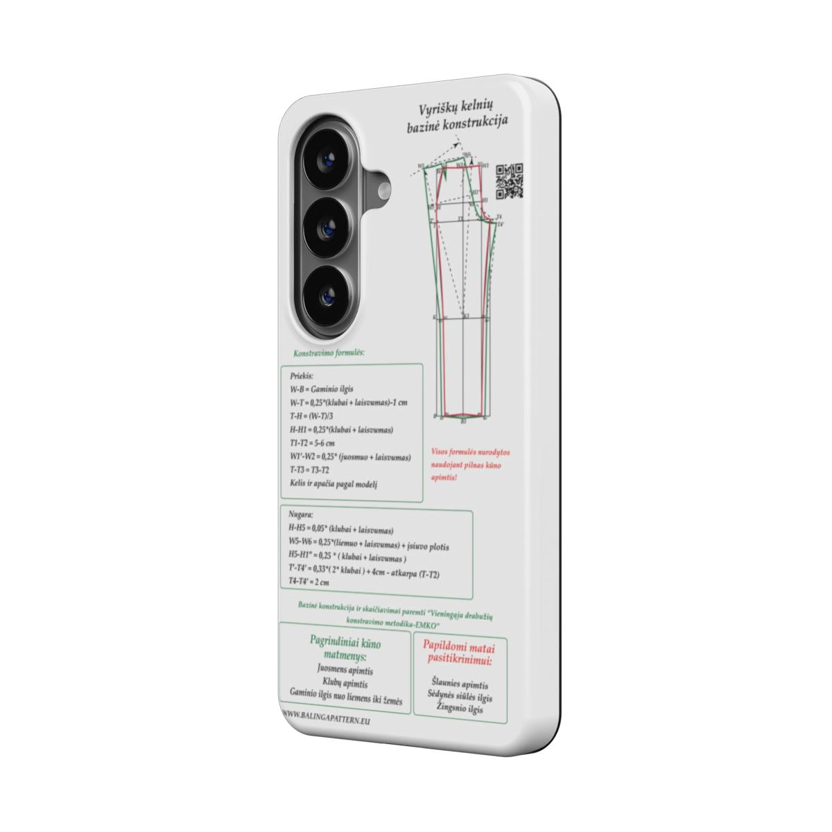 Siuvėjos telefono dėklas-vyriškų kelnių konstrukcija, LT-SAMSUNG